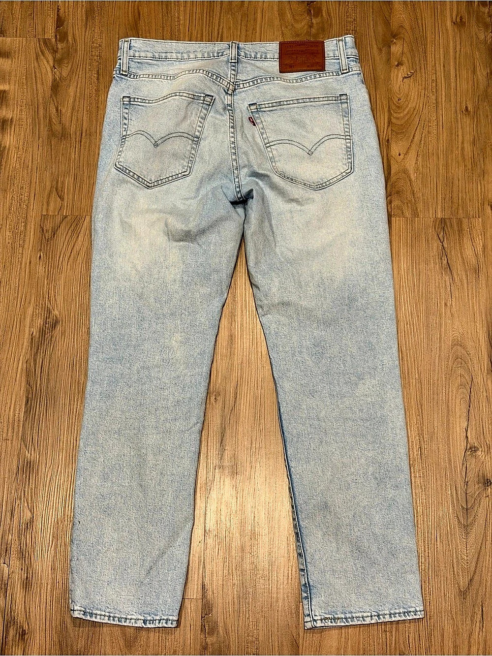 Levi's 501 Straight Leg Jeans Waist 32 Light Blue
